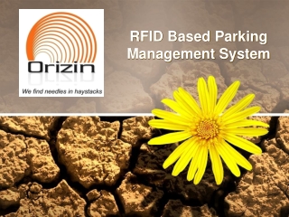 RFID based Parking Management Solution