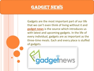 Gadget News