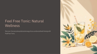 Feel Free Tonic with Kava and Kratom | Burman’s Health Shop