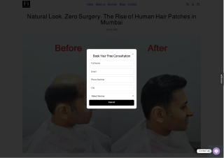 Natural Look, Zero Surgery: The Rise of Human Hair Patches in Mumbai