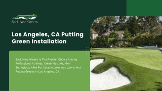 Artificial Turf Lawn Installation Los Angeles