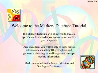Welcome to the Markers Database Tutorial