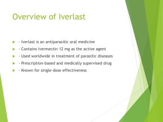 Iverlast 12mg – Antiparasitic Treatment