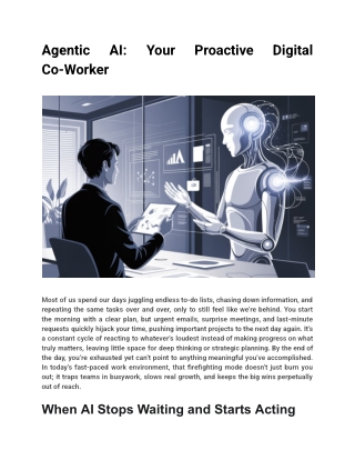 Agentic AI_ Your Proactive Digital Co-Worker