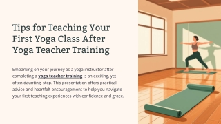 Tips for Teaching Your First Yoga Class After Yoga Teacher Training