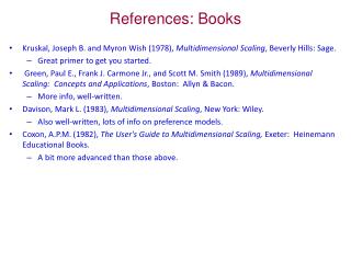 References: Books