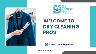 Suits Dry Cleaning | Dry Cleaning Pros