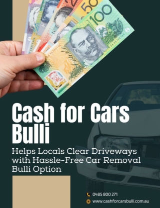 Cash for Cars Bulli Helps Locals Clear Driveways with Hassle-Free Car Removal Bulli Option