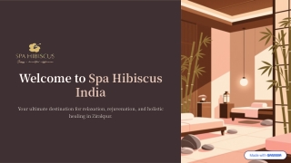 Welcome to The Best Spa in Zirakpur
