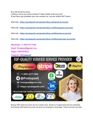 3 Best Sites to Buy Gmail Accounts (PVA & Aged)...