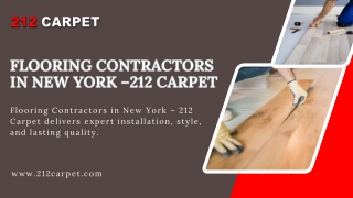 Flooring Contractors in New York – 212 Carpet