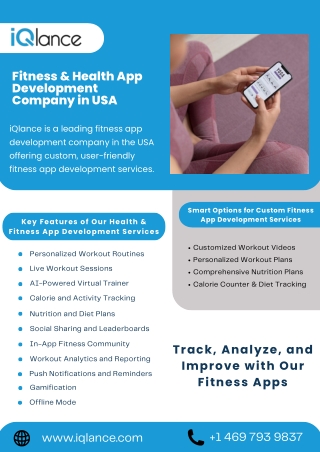 Health and Fitness Mobile Application Development Company in USA
