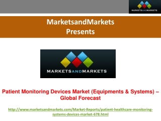 Patient Monitoring Devices Market