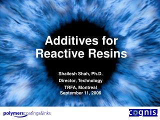 Additives for Reactive Resins