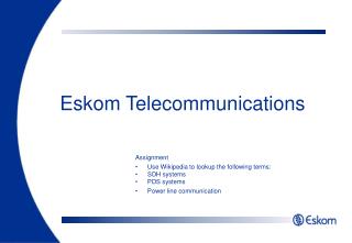 Eskom Telecommunications