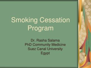 Smoking Cessation Program