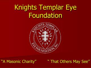 Knights Templar Eye Foundation
