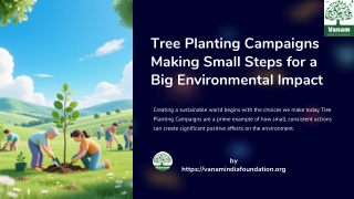 Tree Planting Campaigns Making Small Steps for a Big Environmental Impact