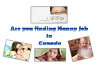 Nanny jobs in Edmonton, Calgary