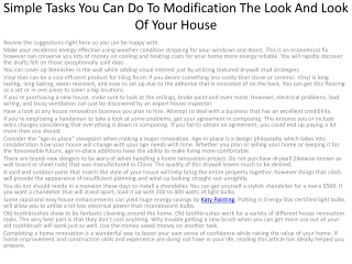 3Simple Tasks You Can Do To Modification The