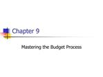 Mastering the Budget Process