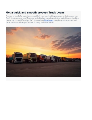 Commercial Car Loan in Sydney