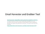 Email Harvester and Grabber Tool