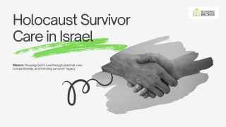 Holocaust Survivor Care in Israel