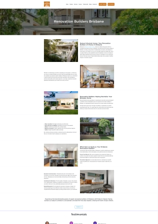 Renovation Builders Brisbane