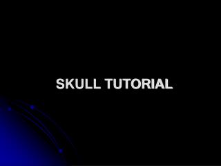 SKULL TUTORIAL