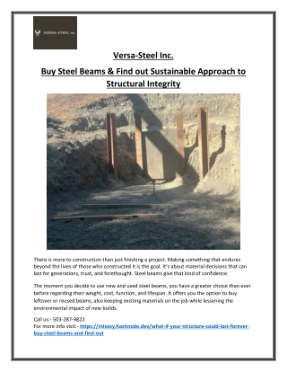 New and Used Steel Beams for Construction and Fabrication