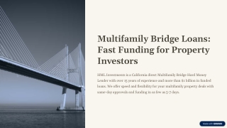 Multifamily Bridge Loans: Fast Funding for Property Investors
