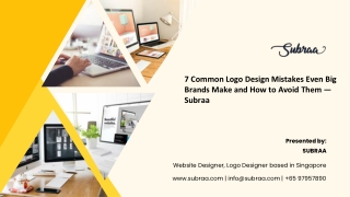 7 Common Logo Design Mistakes Even Big Brands Make and How to Avoid Them — Subraa