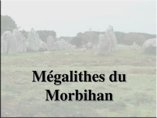 Mégalithes du Morbihan