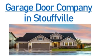Garage Door Company Stouffville