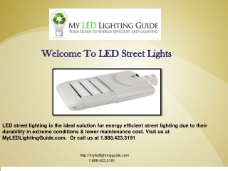 Street LED lighting
