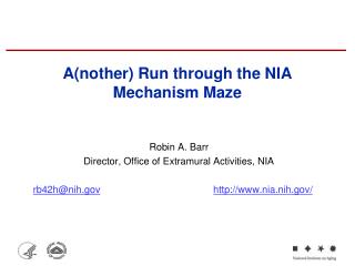 A(nother) Run through the NIA Mechanism Maze
