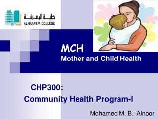 MCH Mother and Child Health