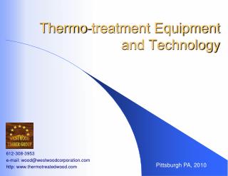 Thermo-treatment Equipment and Technology