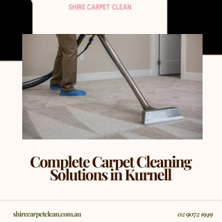 Complete Carpet Cleaning Solutions in Kurnell