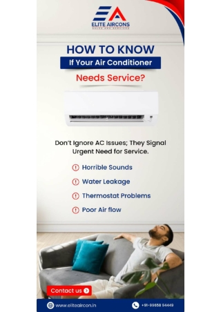 How to Know If Your Air Conditioner Needs Service | AC Dealer in Trichy
