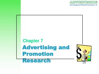 Advertising and Promotion Research