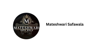 Mateshwari Safa Wala – Best Wedding Safa Service in Mumbai