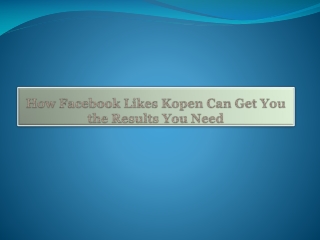 How Facebook Likes Kopen Can Get You the Results You Need