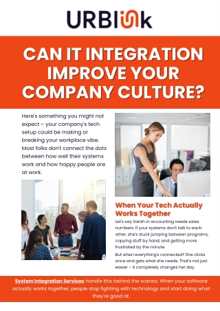 URBlink LLC | Expert System Integration Services for Smarter Workflows