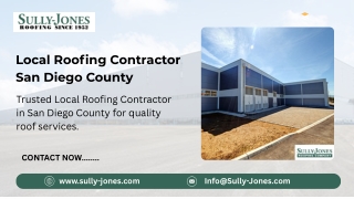 Local Roofing Contractor San Diego County