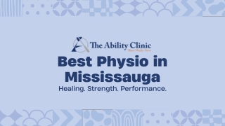 Best Physio in Mississauga