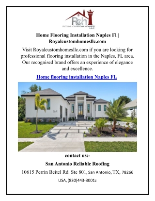 Home Flooring Installation Naples Fl  Royalcustomhomesllc.com