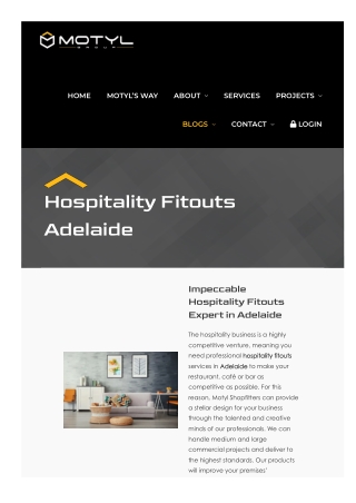 Hospitality Fitouts Adelaide