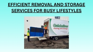 Efficient Removal and Storage Services for Busy Lifestyles